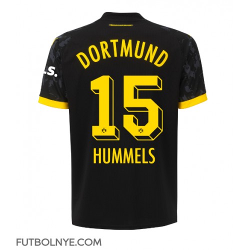 Camiseta Borussia Dortmund Mats Hummels #15 Visitante Equipación para mujer 2023-24 manga corta